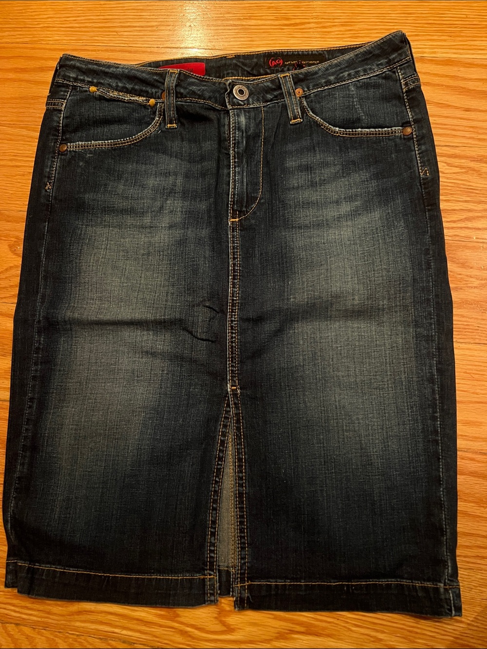 Ag Adriano Goldschmied Dark Blue Straight Jeans